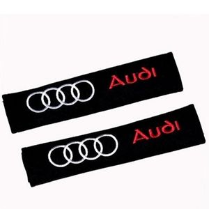 Set Of (2) new Audi car seat belt embroidered seat belt shoulder pads.Other Cars